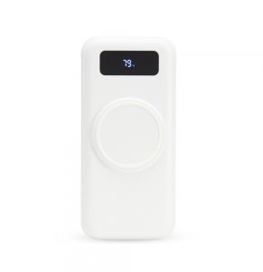 Power Bank 10.000mAh com Carregamento via Indução ou via Cabo.